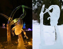 Ice Melting images by Pasi Laaksonsen from Helsinki’s “Art Meets Ice” event.